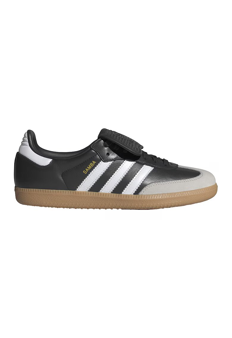adidas Originals Кожени спортни обувки Samba - Светло сив/Бял/Антрацитно сиво