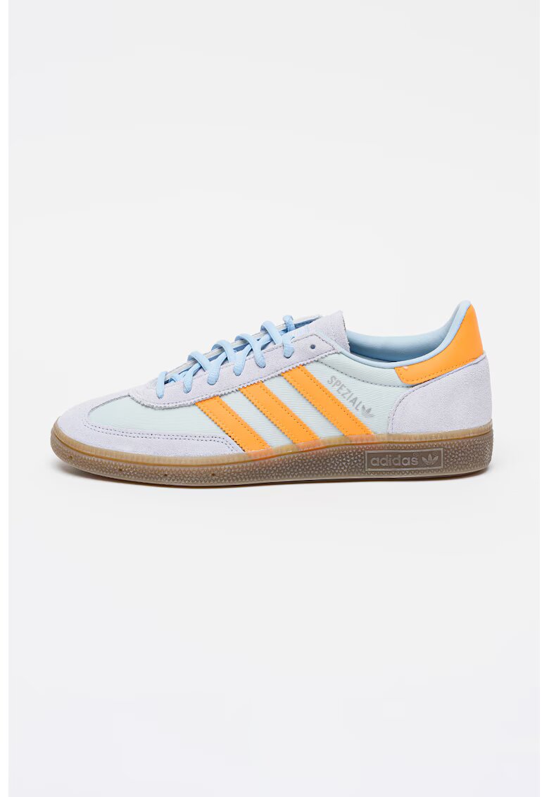 adidas Originals Кожени спортни обувки Spezial - Мандарина/Светлосин