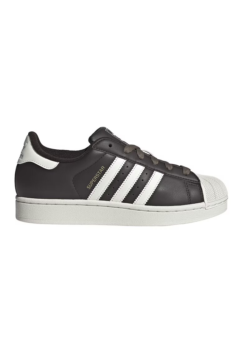 adidas Originals Кожени спортни обувки Superstar II - Черен/Бял