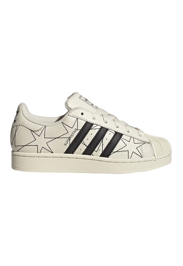 adidas Originals Кожени спортни обувки Superstar II - Мръснобял