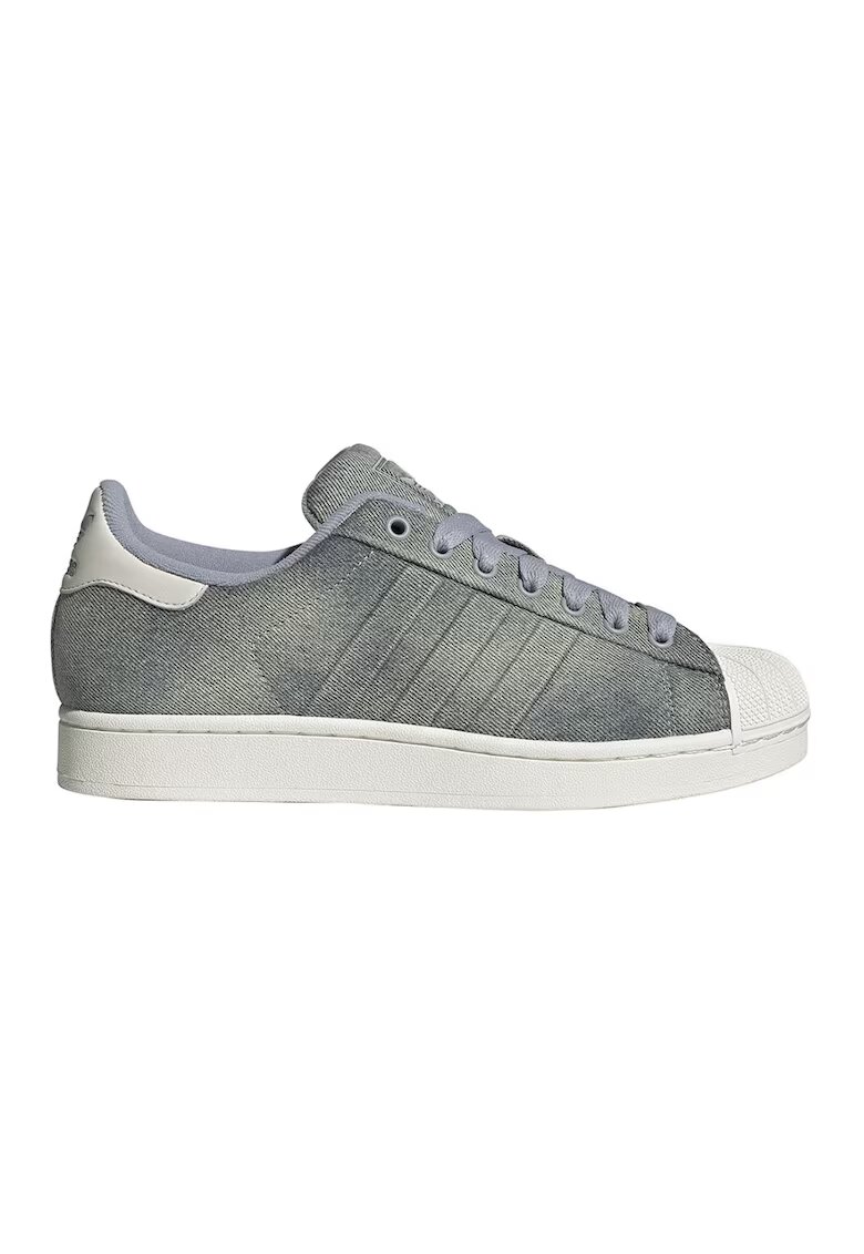 adidas Originals Кожени спортни обувки Superstar II - Тъмносин/Бледозелен/Мръснобял