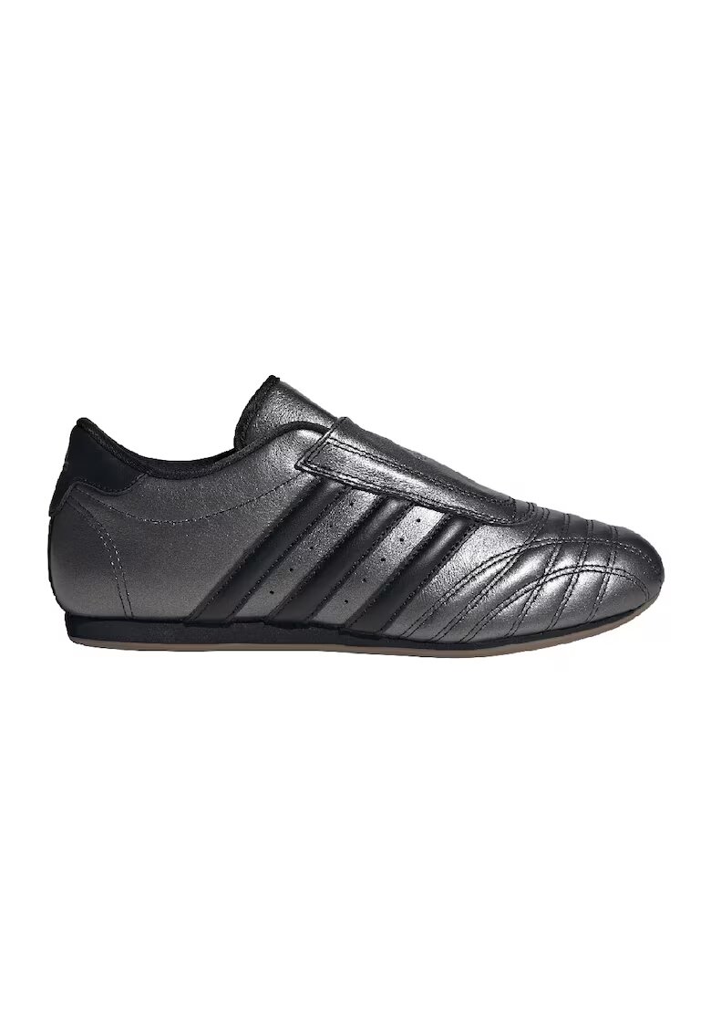 adidas Originals Кожени спортни обувки за таекуондо - Черен/Тъмносребрист