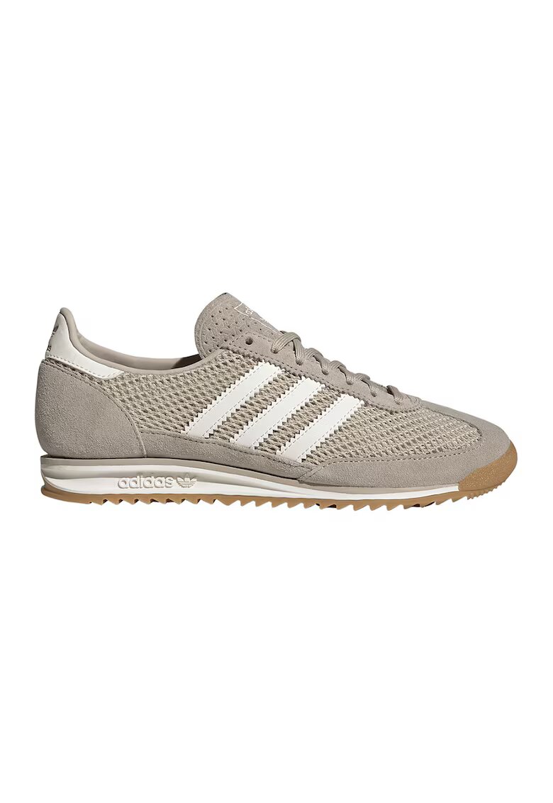 adidas Originals Маратонки SL72 с велур - Бял/Светло сив