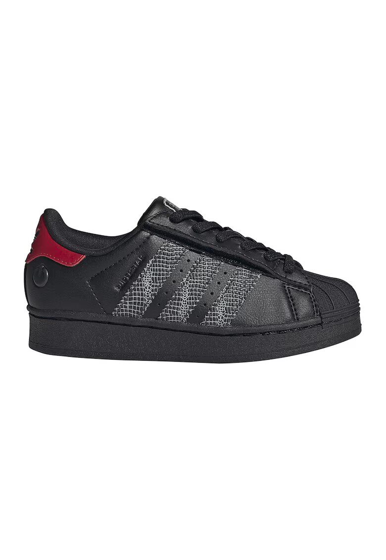 adidas Originals Маратонки Superstar от еко кожа с LED светлинки - Червен/Черен