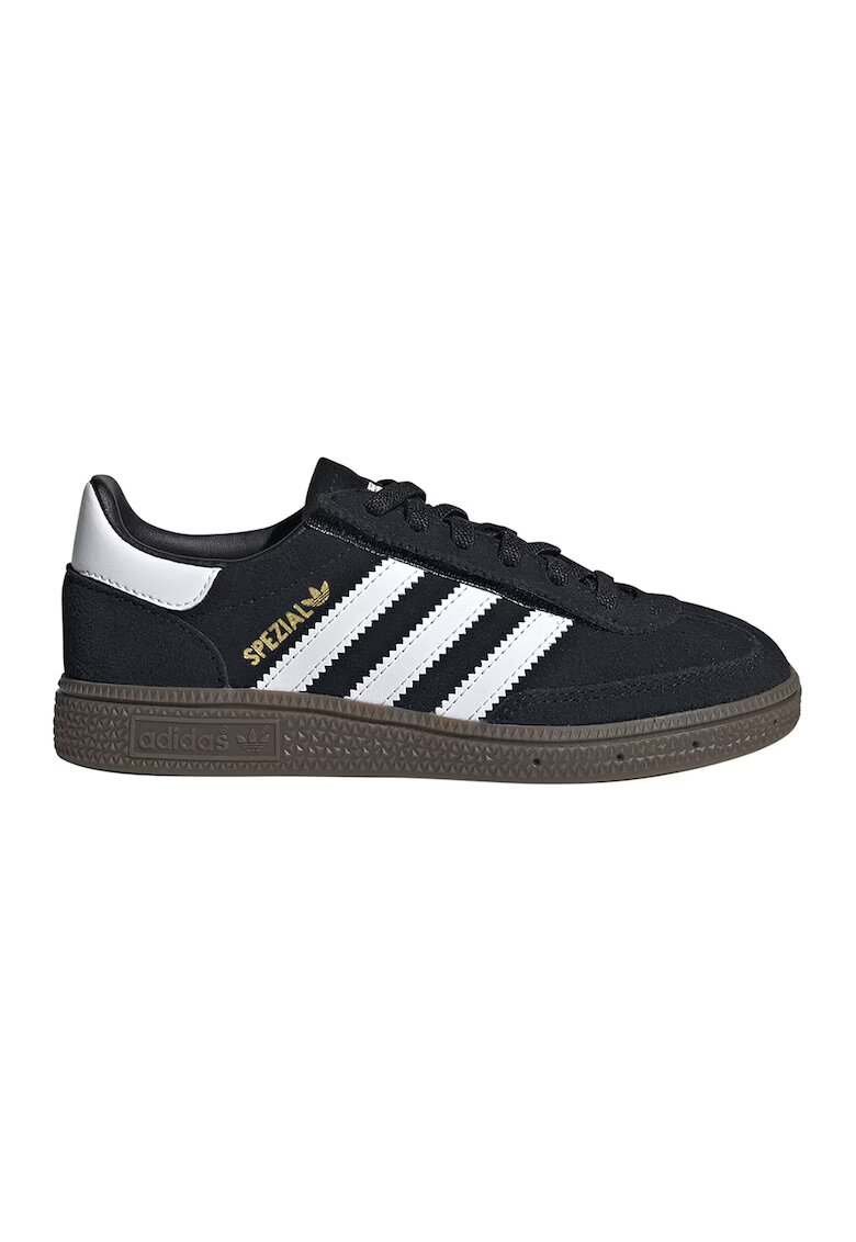 adidas Originals Обувки за хандбал Spezial от велур и кожа - Бял/Черен