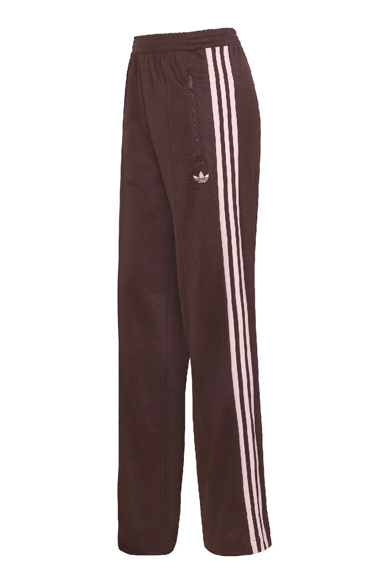adidas Originals Прав спортен панталон Classic с джобове с цип Кафяв/Розово