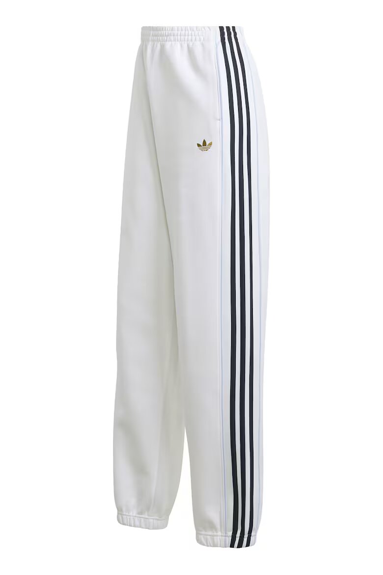 adidas Originals Прав спортен панталон SST с широк крачол Бял/Ултрамарин синьо