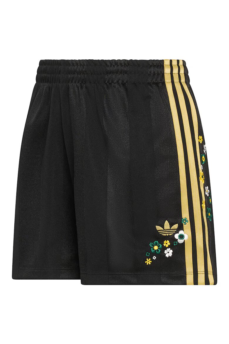 adidas Originals Шорти с бродерии Черен/Светлокафяв