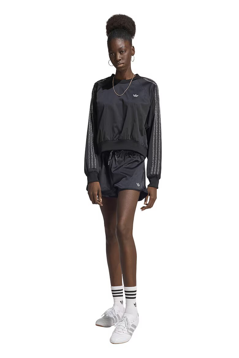 adidas Originals Шорти с връзки и лого Черен