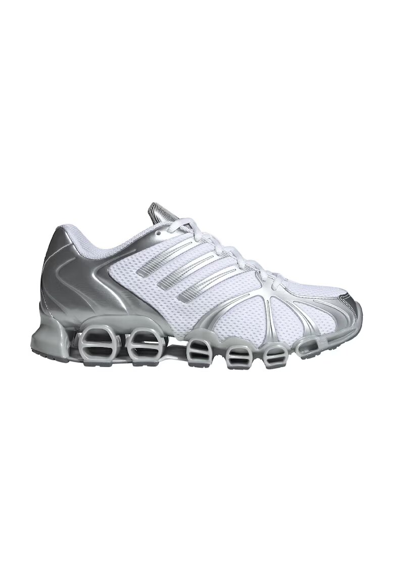 adidas Originals Скосени спортни обувки Mega Ghostride - Бял/Сребрист