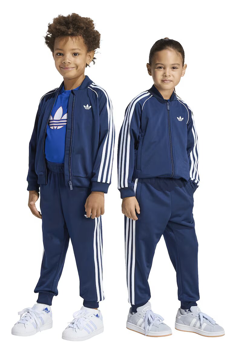 adidas Originals Спортен екип Essential с лого Бял/Тъмносин