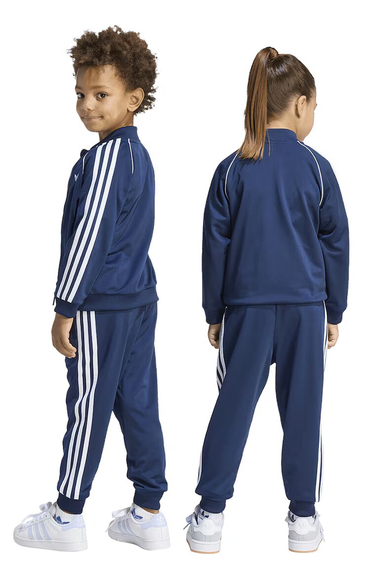 adidas Originals Спортен екип Essential с лого Бял/Тъмносин