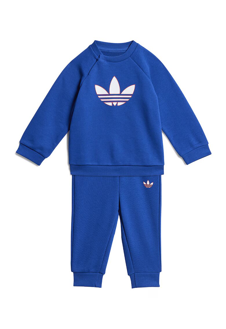 adidas Originals Спортен екип с памук - Бял/Кралско Синьо