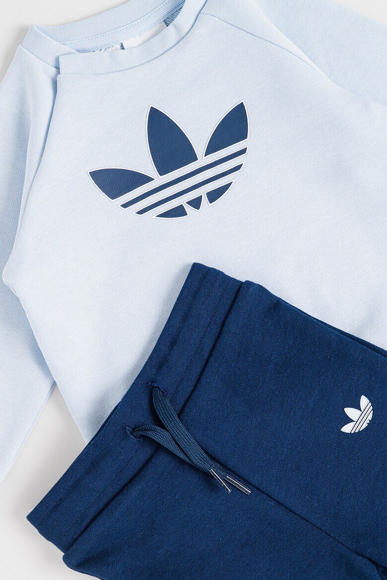 adidas Originals Спортен екип с памук Ледено синьо