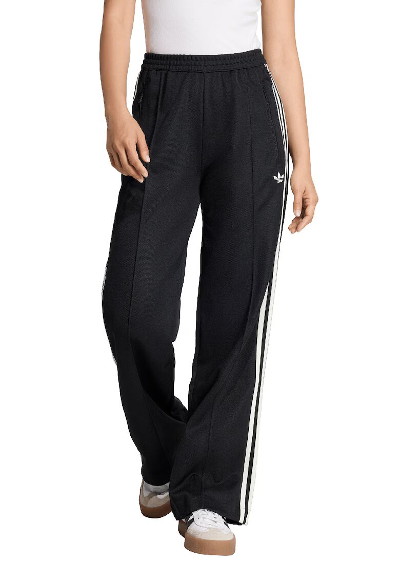 adidas Originals Спортен панталон Classic с джобове с цип - Бял/Черен