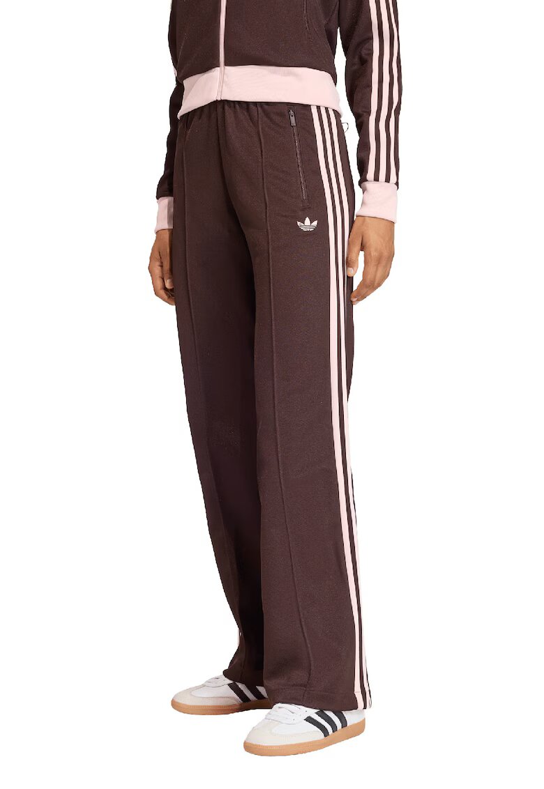 adidas Originals Спортен панталон Classic с джобове с цип - Кафяв/Розово