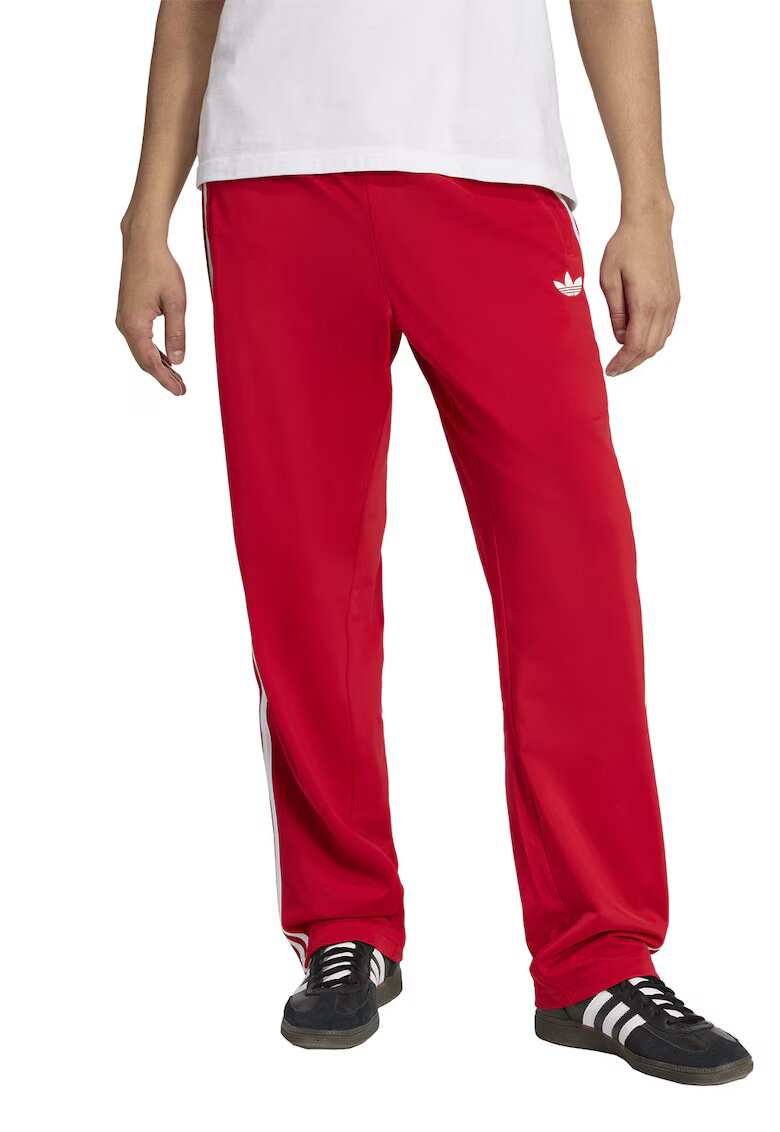adidas Originals Спортен панталон Firebird с еластична талия - Червен/Бял