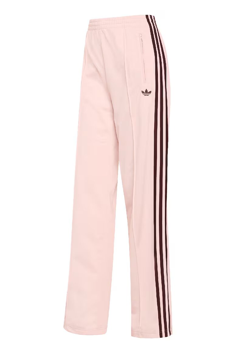 adidas Originals Спортен панталон Firebird с широк крачол и цепки Тъмнорозов/Бледо розово