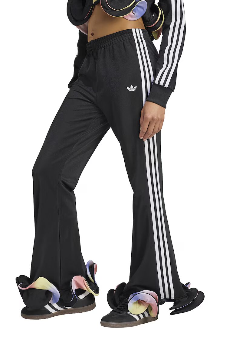 adidas Originals Спортен панталон с дипли - Бял/Черен