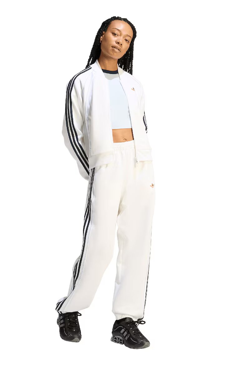 adidas Originals Спортна блуза с цип Бял/Ултрамарин синьо