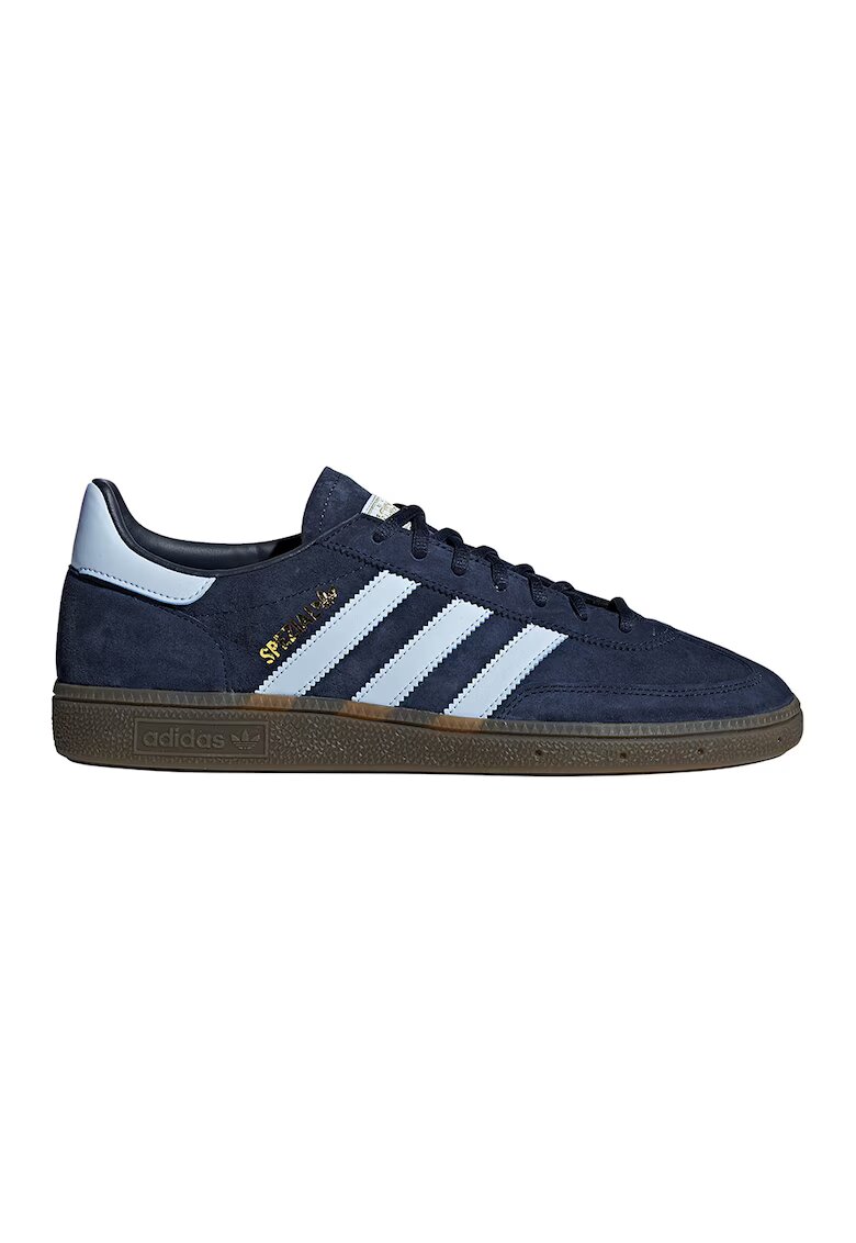 adidas Originals Спортни обувки Handball Spezial с велур и кожа - Бледо синьо/Тъмносин
