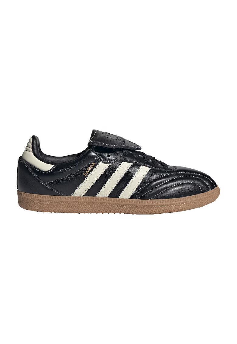 adidas Originals Спортни обувки от кожа Samba с контрасти - Черен/Мръснобял