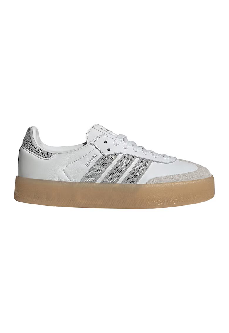 adidas Originals Спортни обувки Samba с декоративни камъни - Светло сив/Сребрист