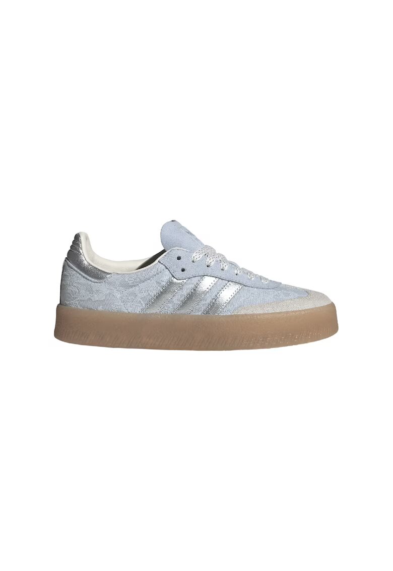 adidas Originals Спортни обувки Sambae с равна платформа - Прашно синьо/Сребрист