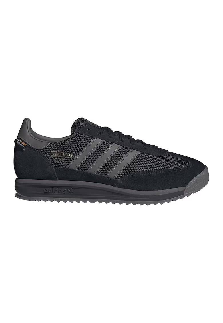 adidas Originals Спортни обувки SL 72 от велур и мрежеста материя - Черен/Сив