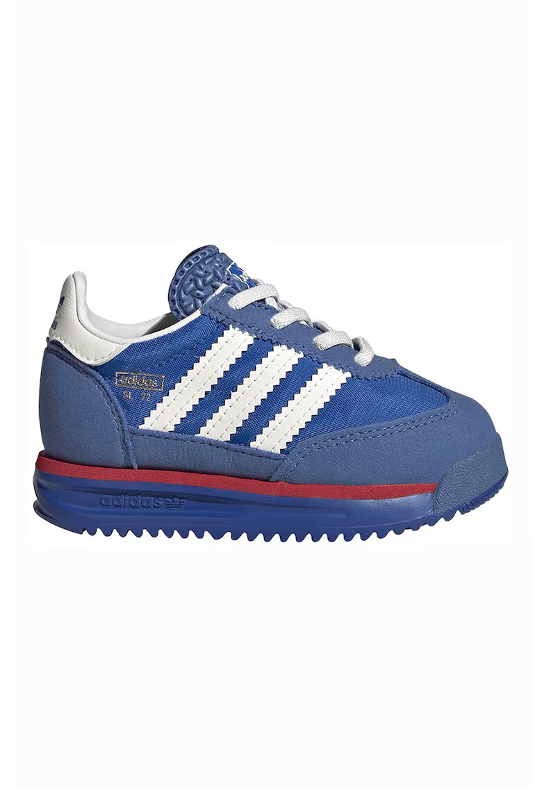 adidas Originals Спортни обувки SL 72 RS с еластични връзки - Бял/Син