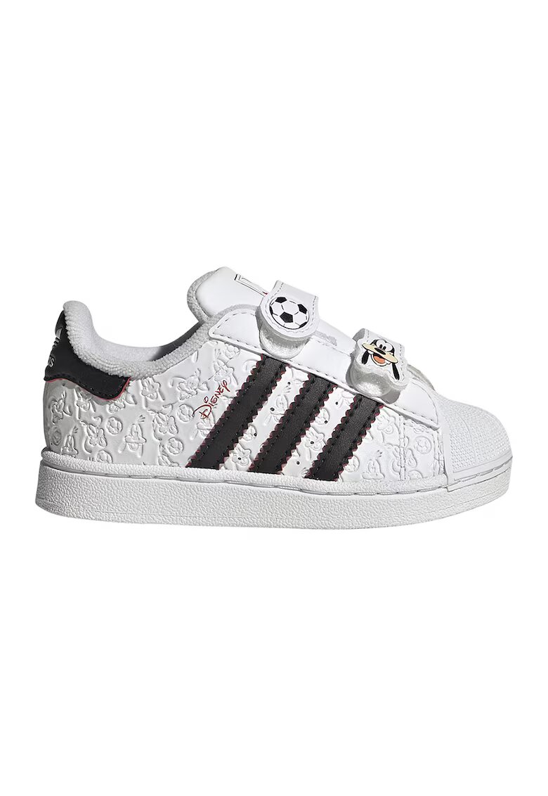 adidas Originals Спортни обувки Superstar II от еко кожа с принт - Червен/Бял/Черен