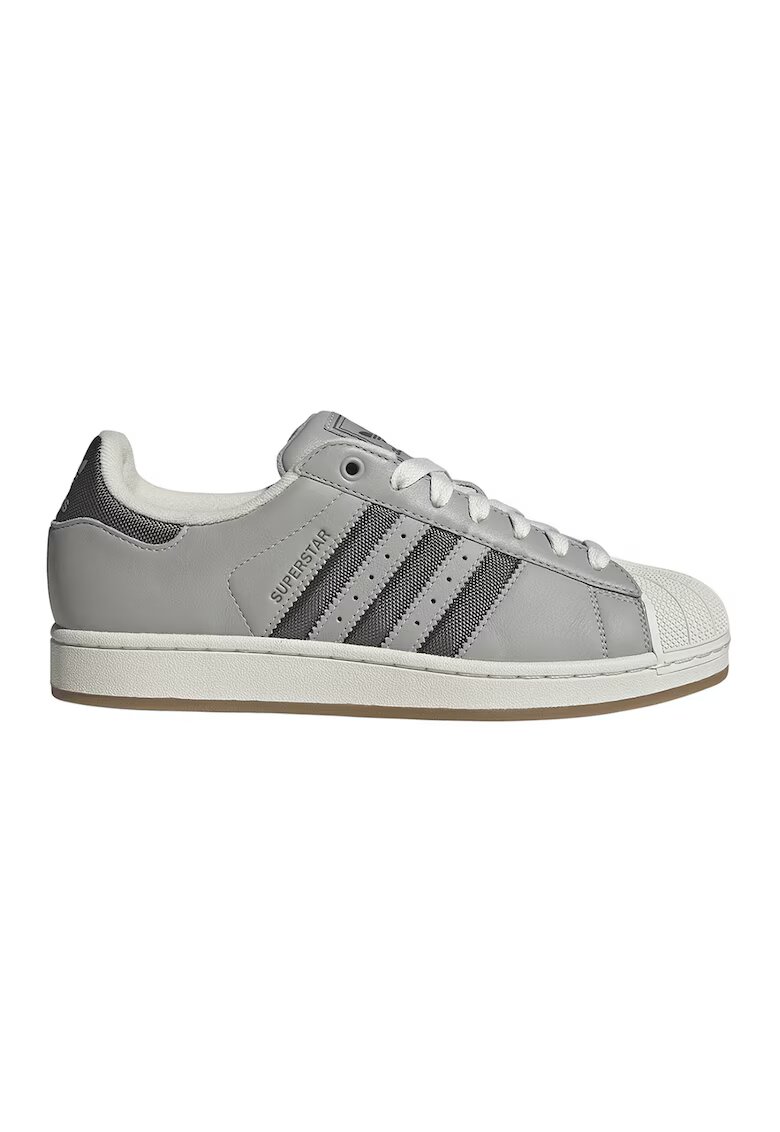 adidas Originals Спортни обувки Superstar II от кожа - Светло сив/Мръснобял/Tъмносив