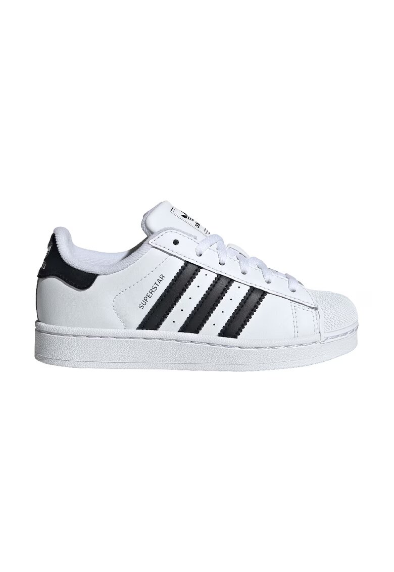 adidas Originals Спортни обувки Supestar II от кожа и еко кожа - Бял/Черен