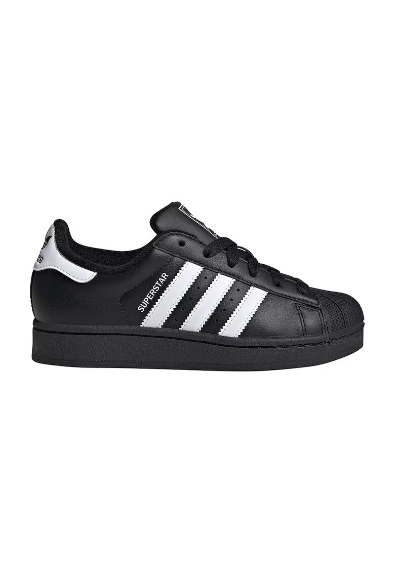 adidas Originals Спортни обувки Supestar II от кожа и еко кожа - Черен
