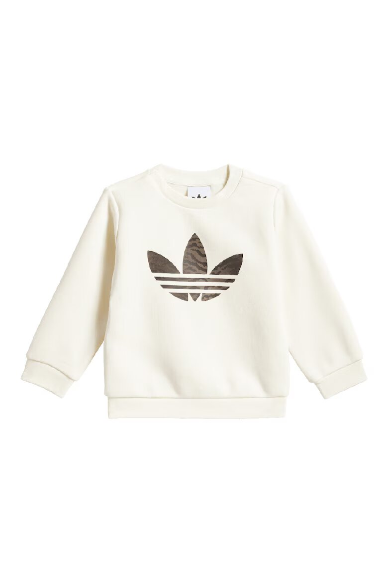 adidas Originals Стандартен спортен екип с памук Избеляло черно/Крем