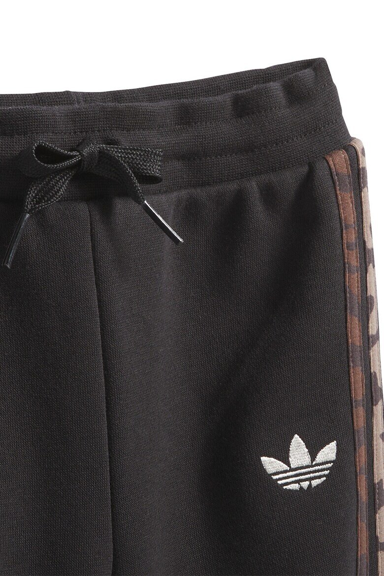 adidas Originals Стандартен спортен екип с памук Избеляло черно/Крем
