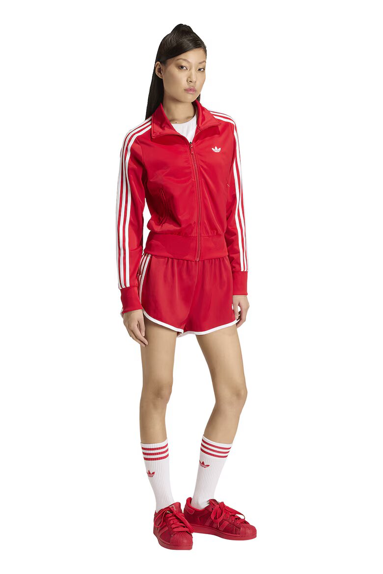 adidas Originals Суитшърт Classic с цип и лого Червен/Бял