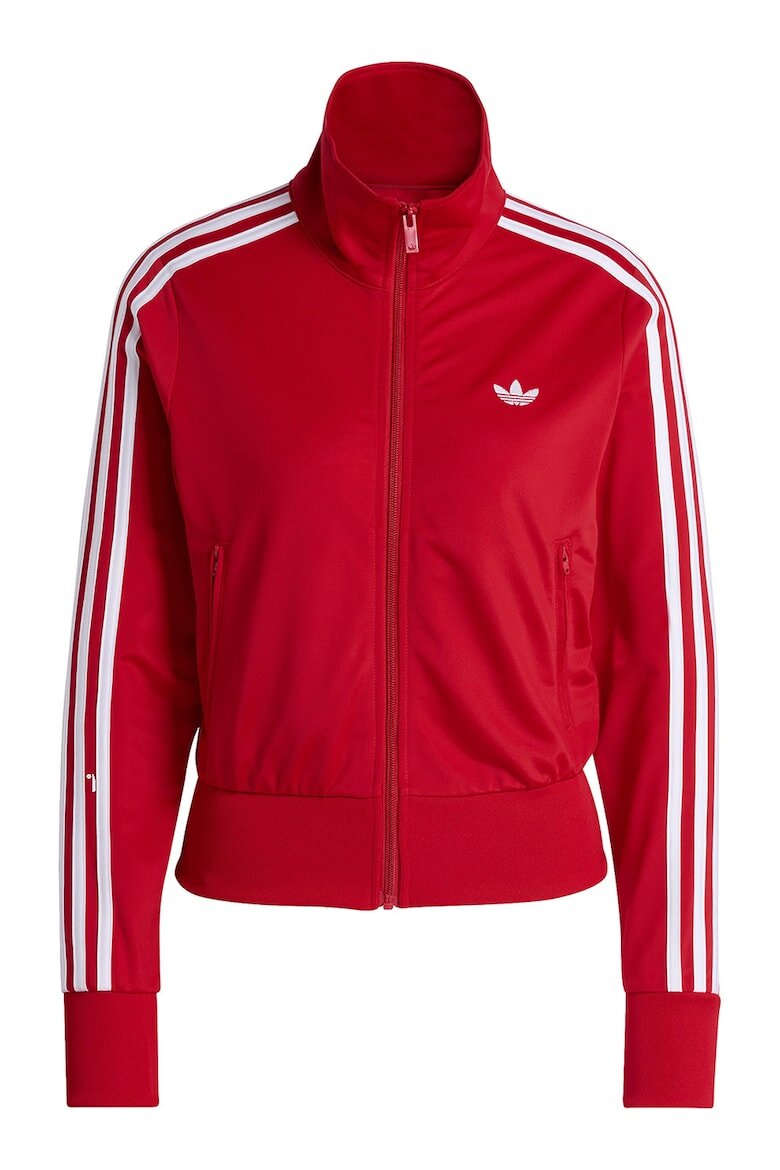 adidas Originals Суитшърт Classic с цип и лого Червен/Бял