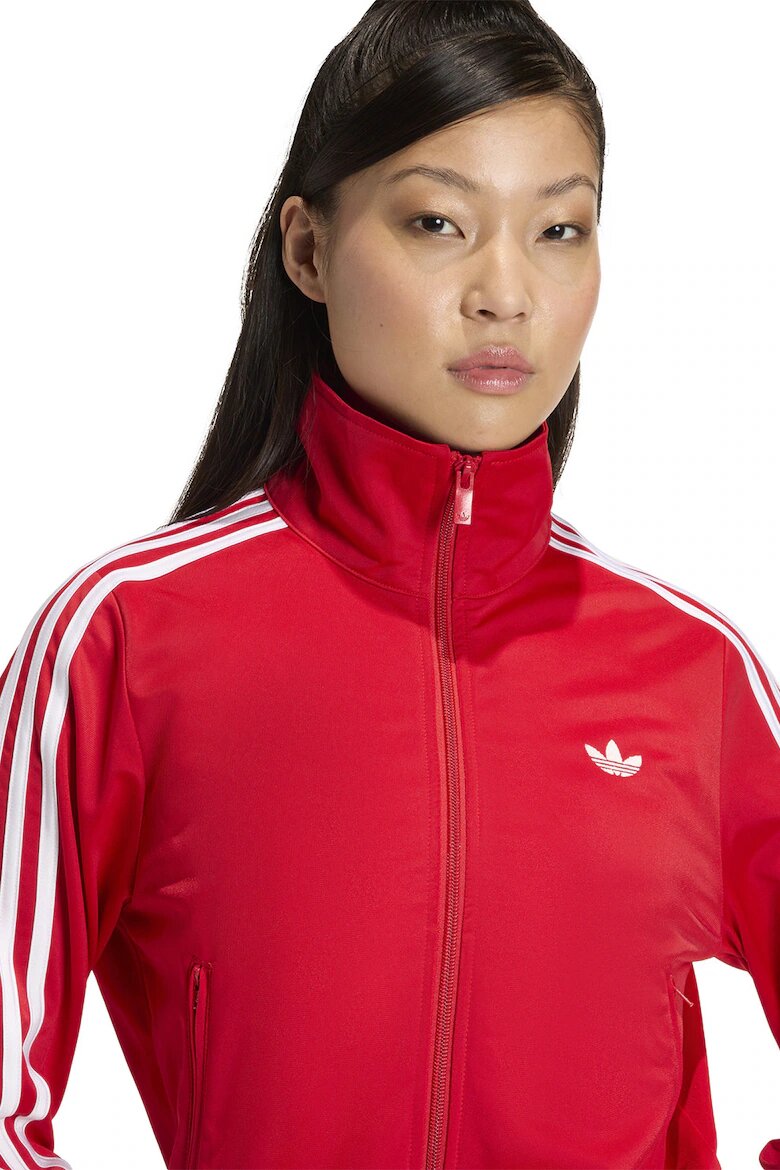 adidas Originals Суитшърт Classic с цип и лого Червен/Бял