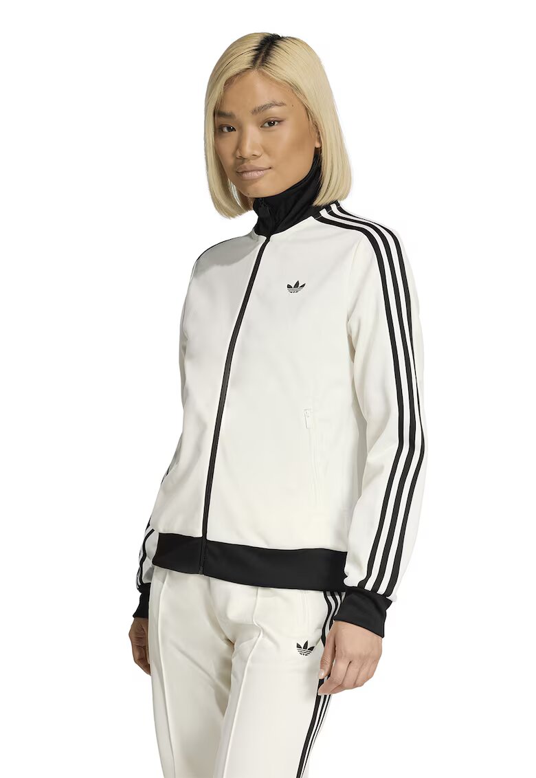 adidas Originals Суитшърт Classic Tt с лого - Черен/Мръснобял