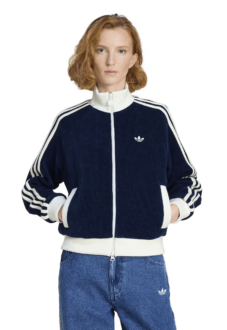 adidas Originals Суитшърт с цип и джобове