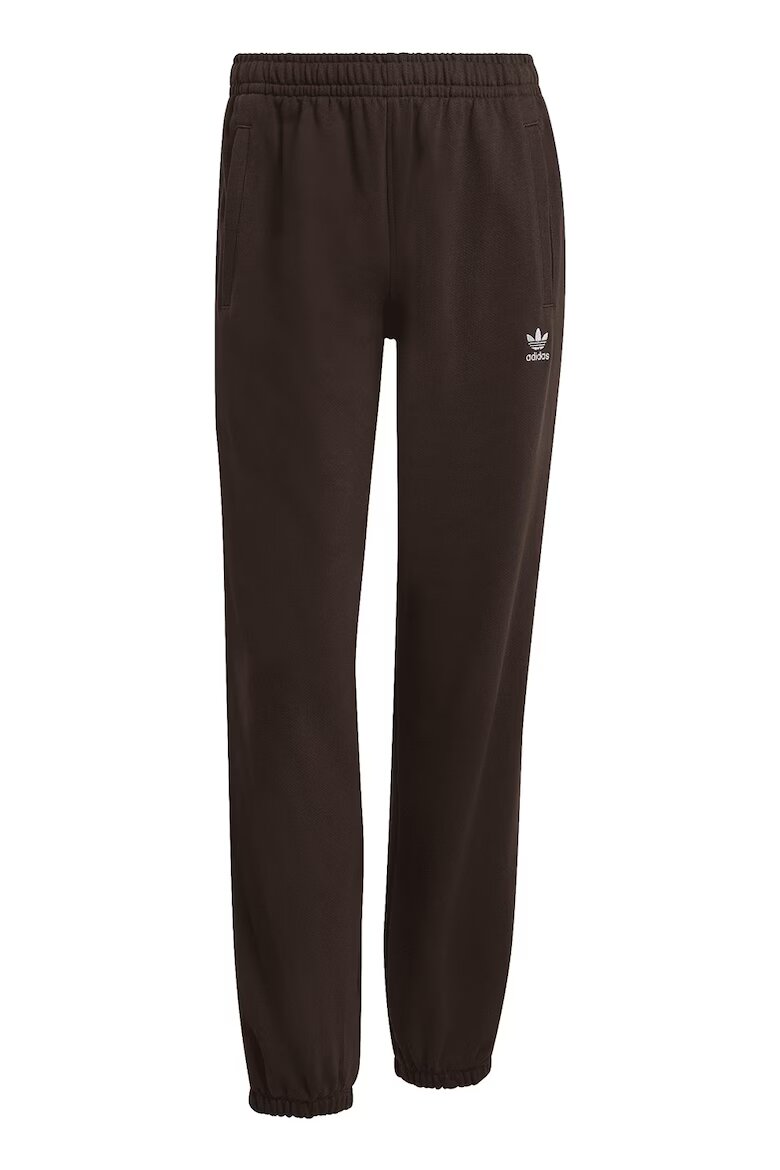 adidas Originals Свободен спортен панталон Essentials с джобове встрани Тъмнокафяв