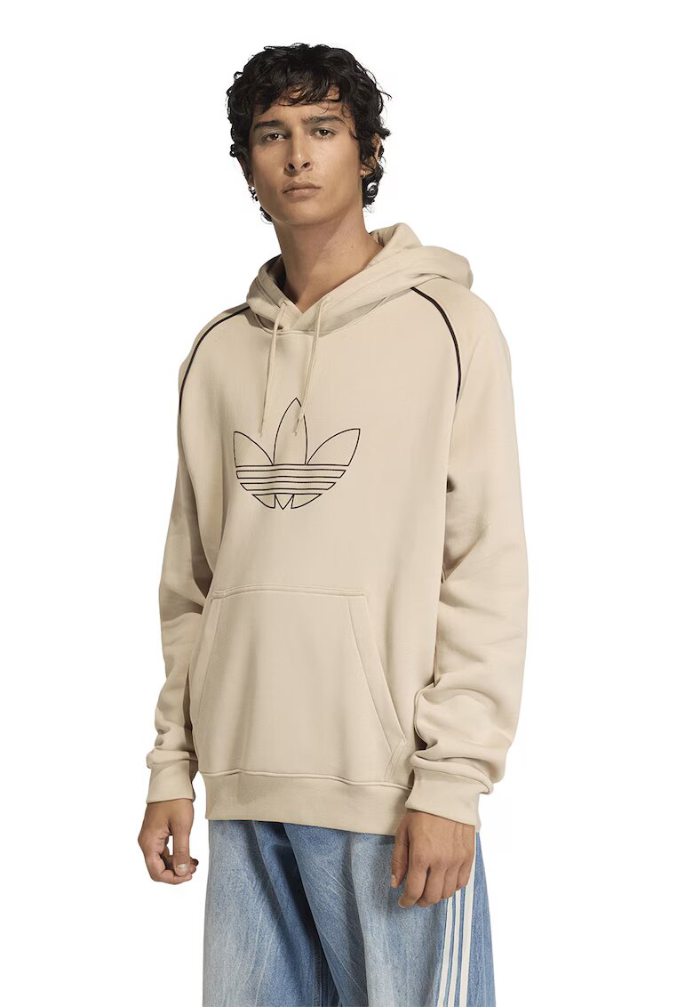 adidas Originals Свободно худи с реглан ръкави - Бежов