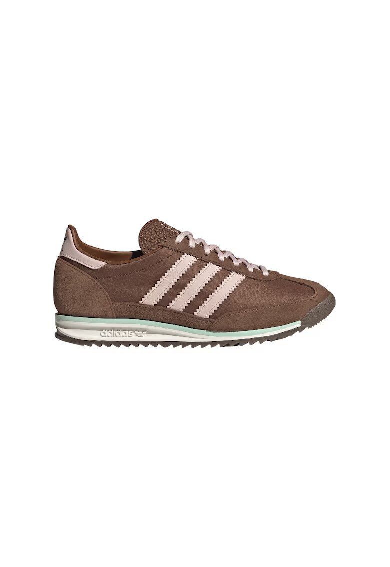 adidas Originals Тренировъчни обувки SL 72 OG с велурено покритие - Тъмнокафяв/Розово