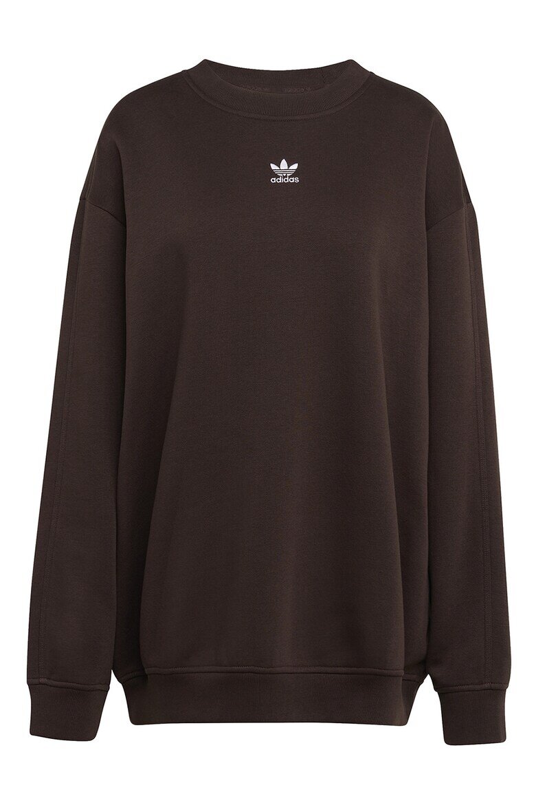 adidas Originals Уголемен суитчърт Essentials с топла подплата Кафяв
