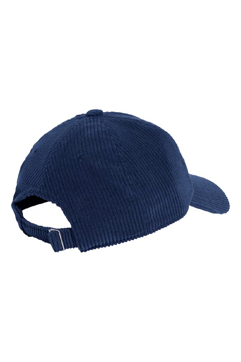 adidas Originals Унисекс бейзболна шапка с рипс Индигово синьо/Мръснобял