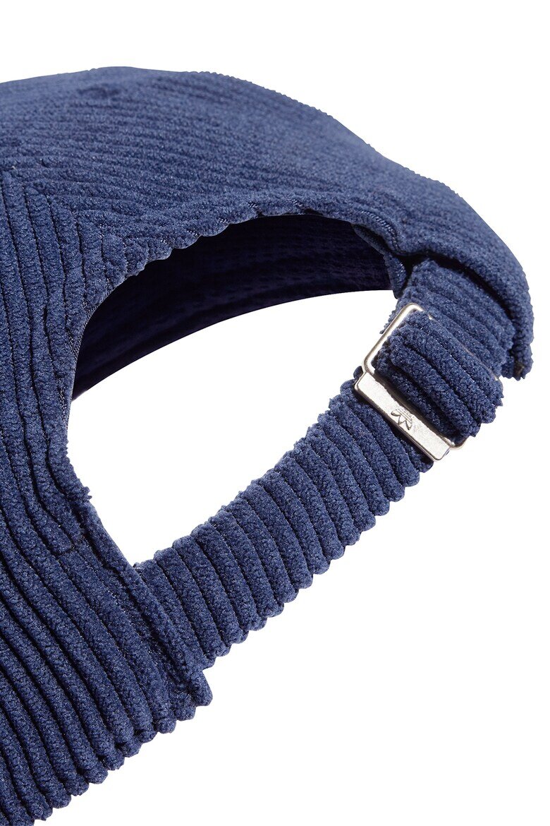 adidas Originals Унисекс бейзболна шапка с рипс Индигово синьо/Мръснобял