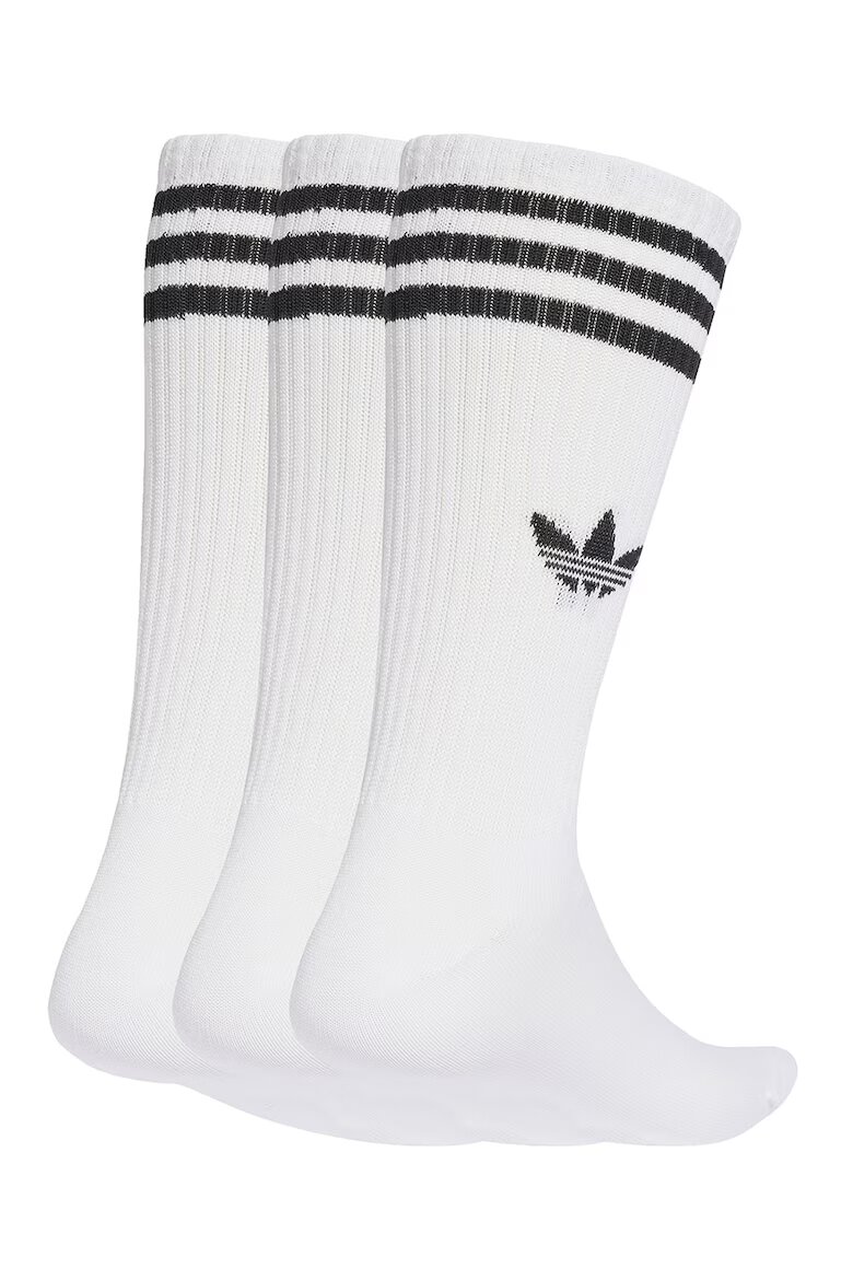adidas Originals Унисекс дълги чорапи - 3 чифта Бял