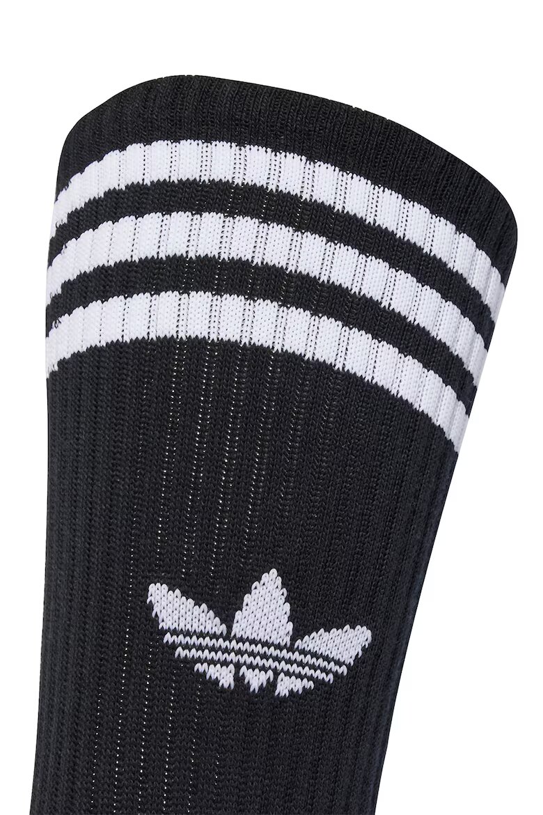 adidas Originals Унисекс дълги чорапи - 3 чифта Черен
