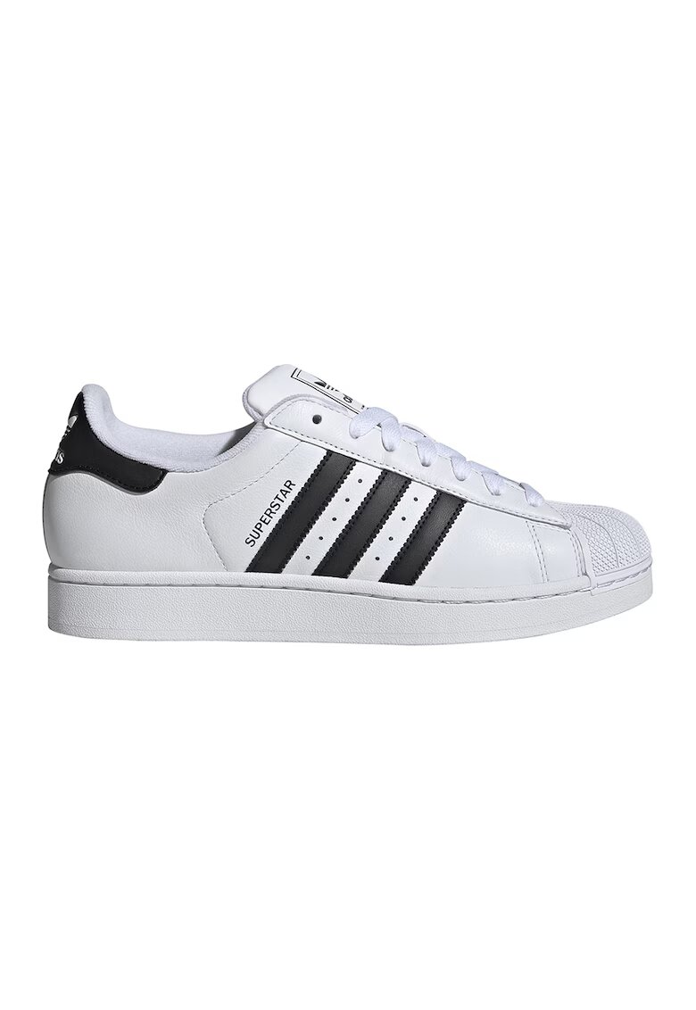 adidas Originals Унисекс спортни обувки Superstar II от кожа - Черен/Бял